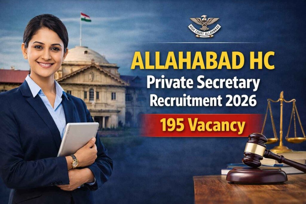Allahabad HC Private Secretary Recruitment 2026 – 195 Vacancy